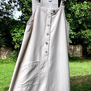 Directives - Vintage/90s Overall/Pinafore/Cottage Dress With Button Front - S